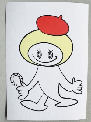 馬年キャメちゃん シルクスクリーン